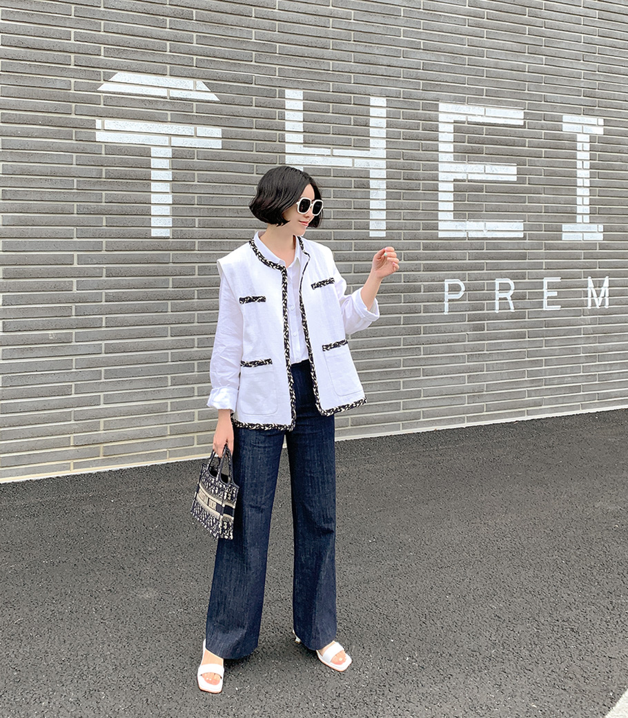 Lemain - Linen Tweedvest