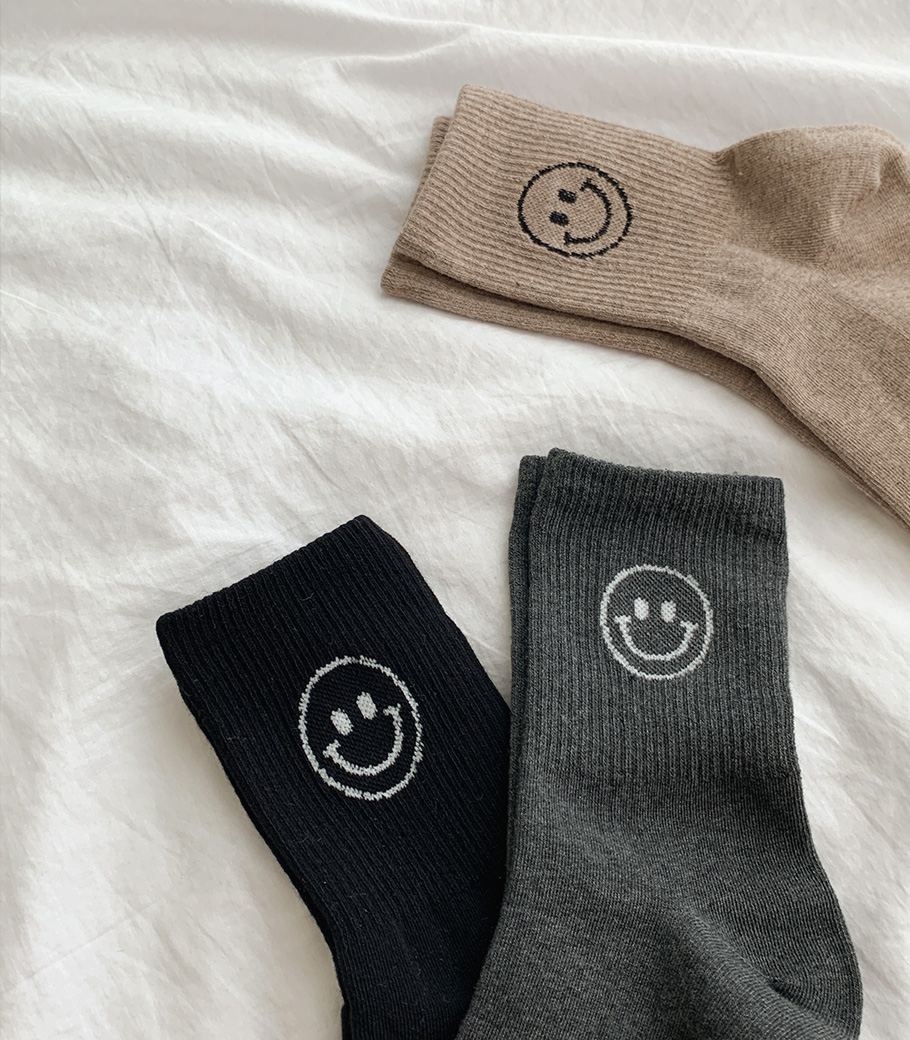 Smile cotton socks