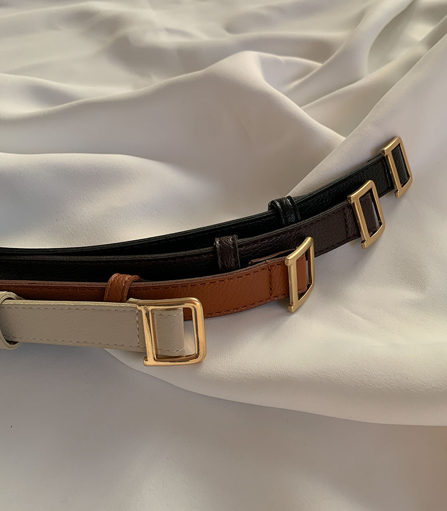 D Leather Belt