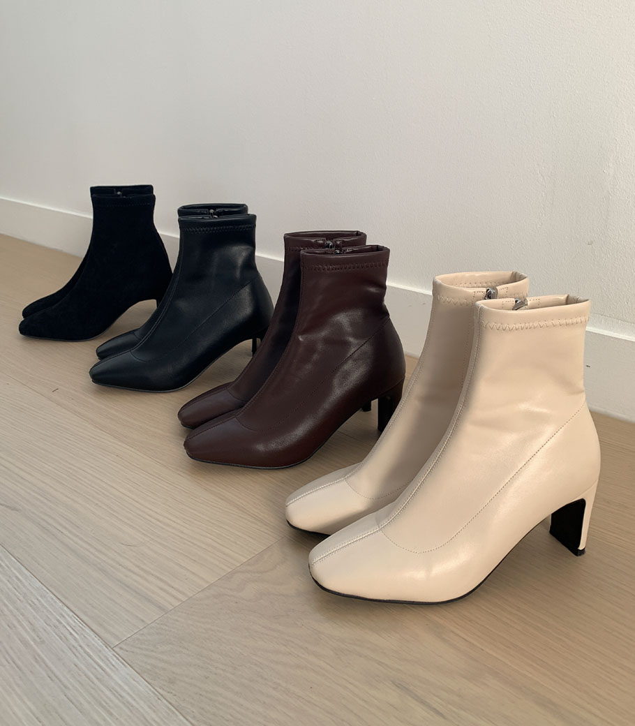 modern napping ankle boots