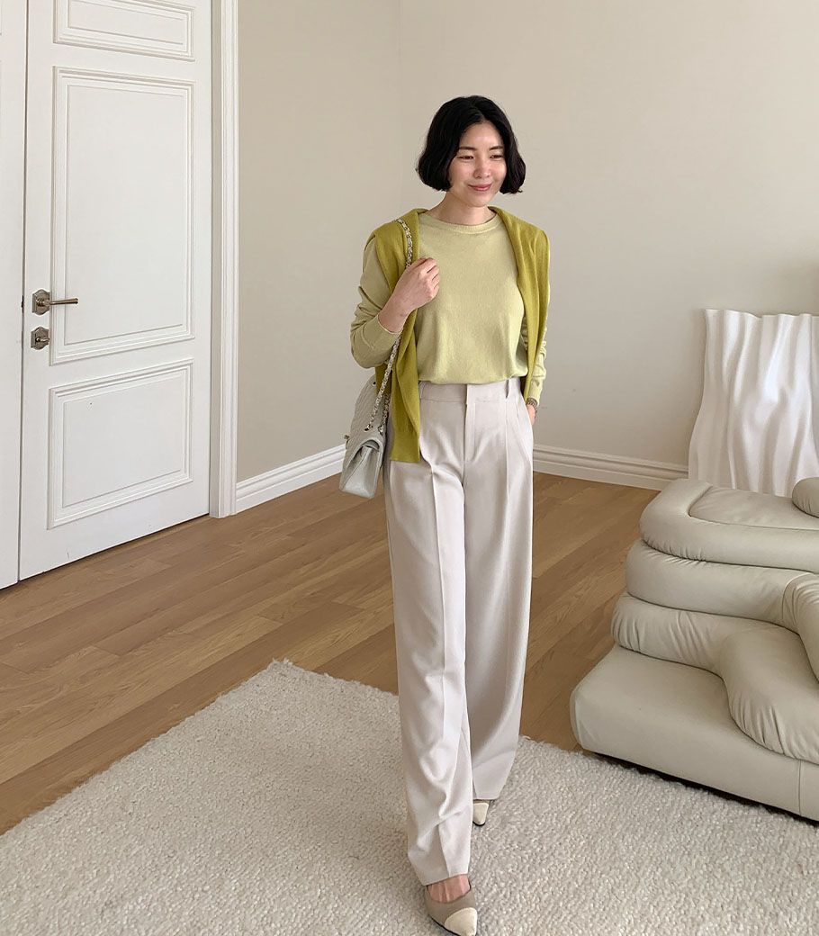 Spring Unique Round Knit