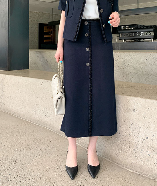 Lemain-Catherine Tweed Skirt