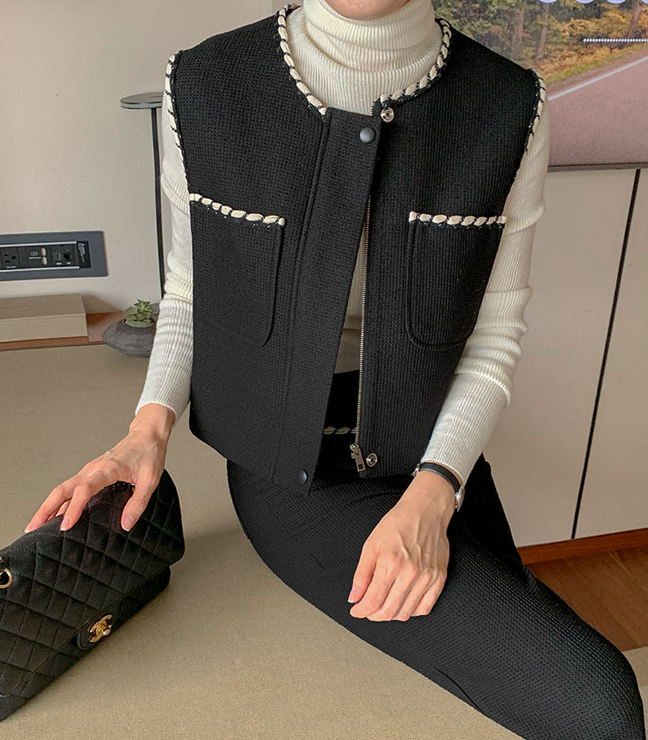 Lemain-line Tweedvest