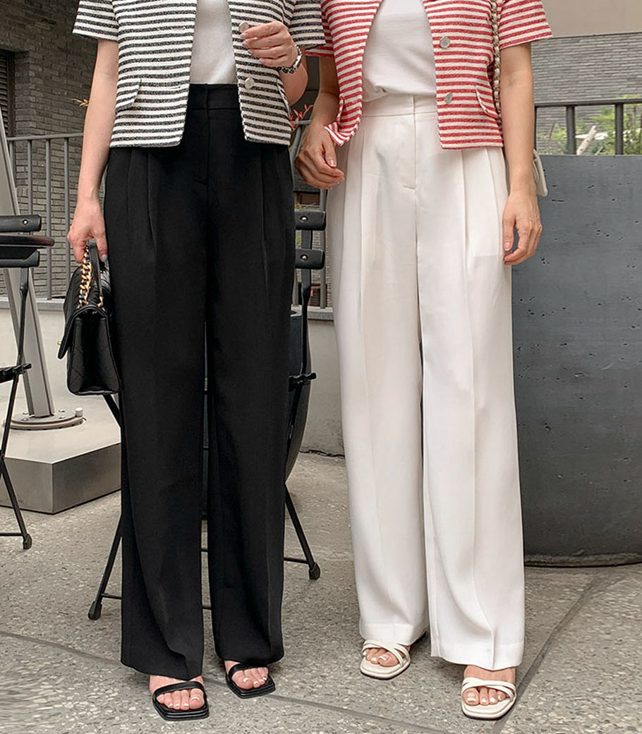 Lemine-Loro Pintuck Slacks