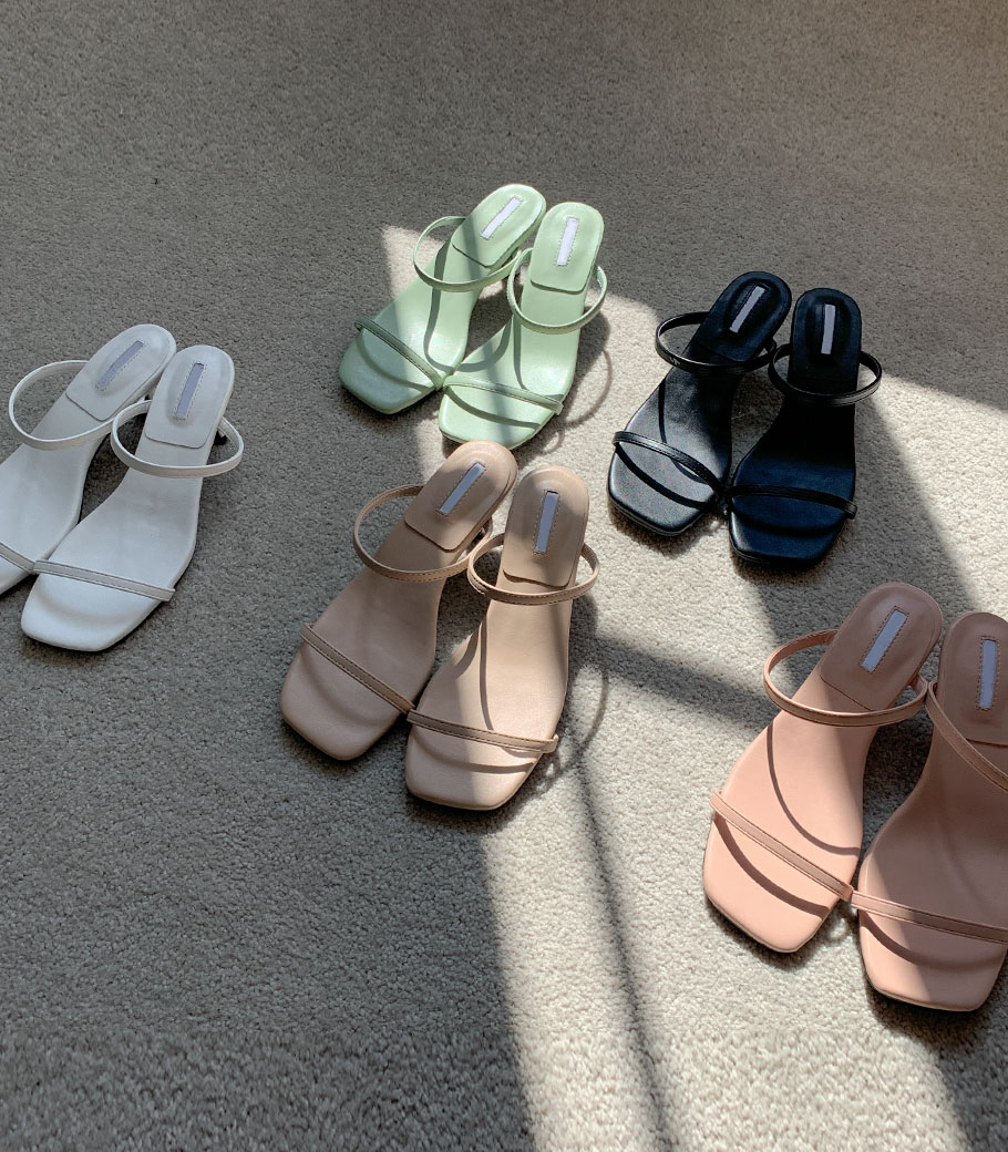 Mono Strap Middle heel