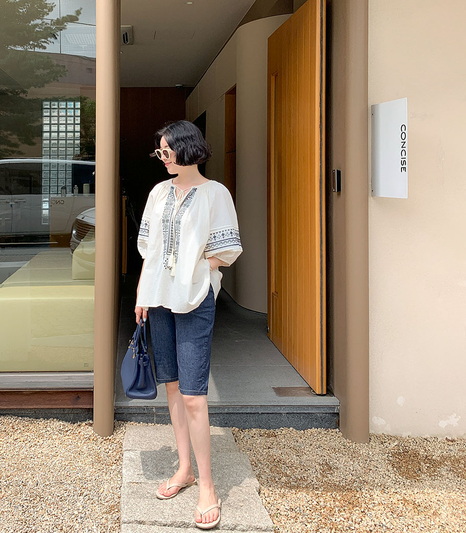 Olivia Embroidered Blouse