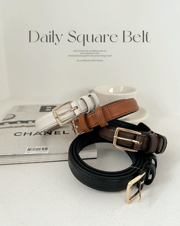 Poem Square Belt