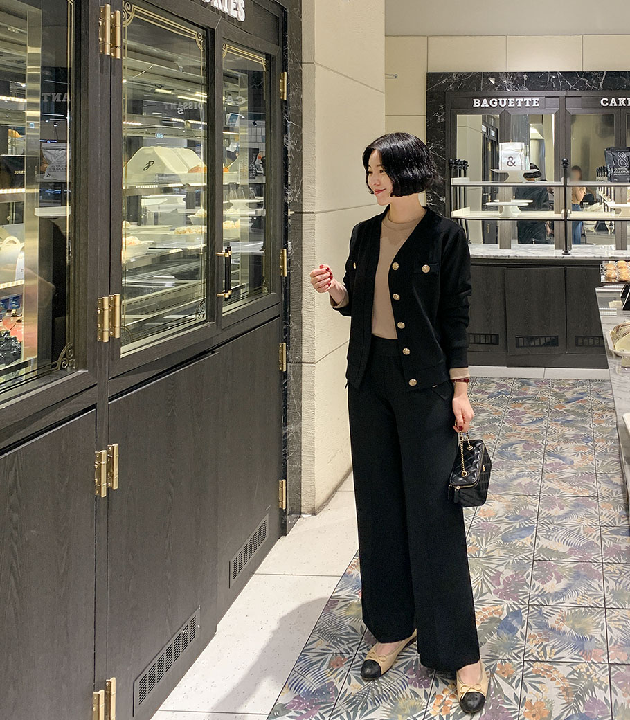 Gold Button Bunto Pants