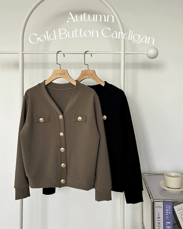 Gold Button Bunto Cardigan
