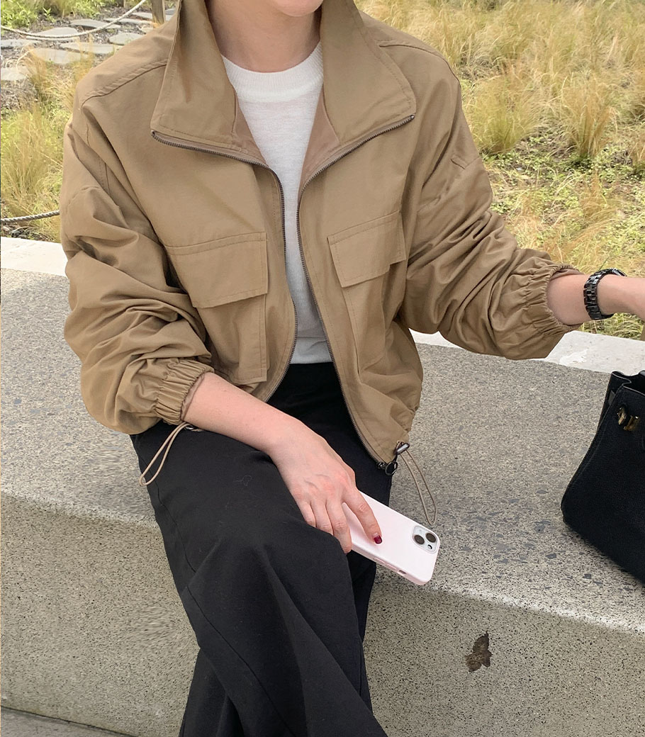 Pocket Blue Jacket Jumper