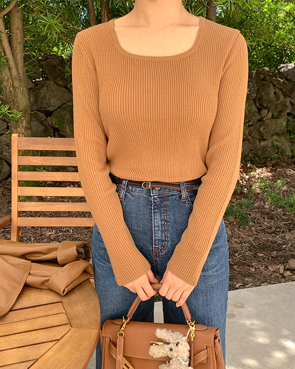 Square Corrugated Knit