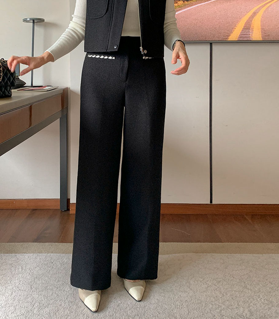 Lemain-line Tweed Longpt