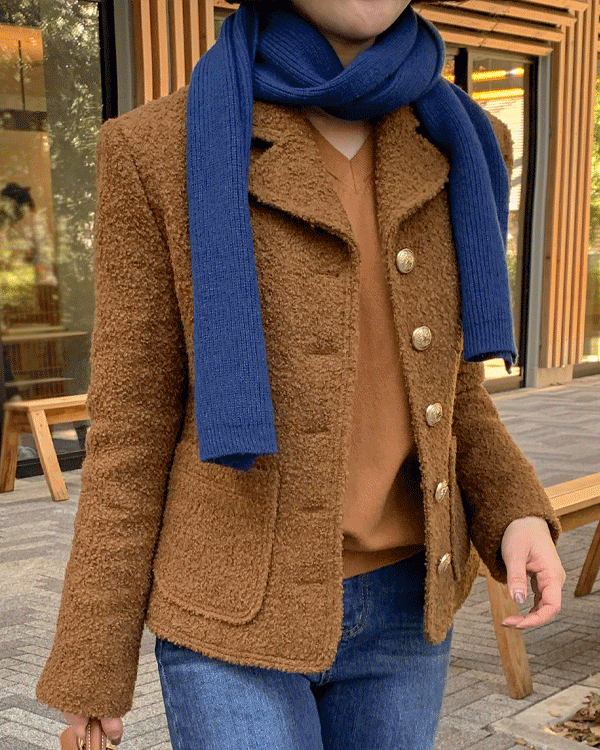 Color Wool Cash Muffler