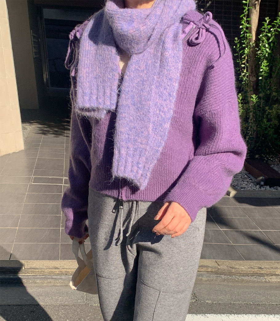Fluffy Wool muffler
