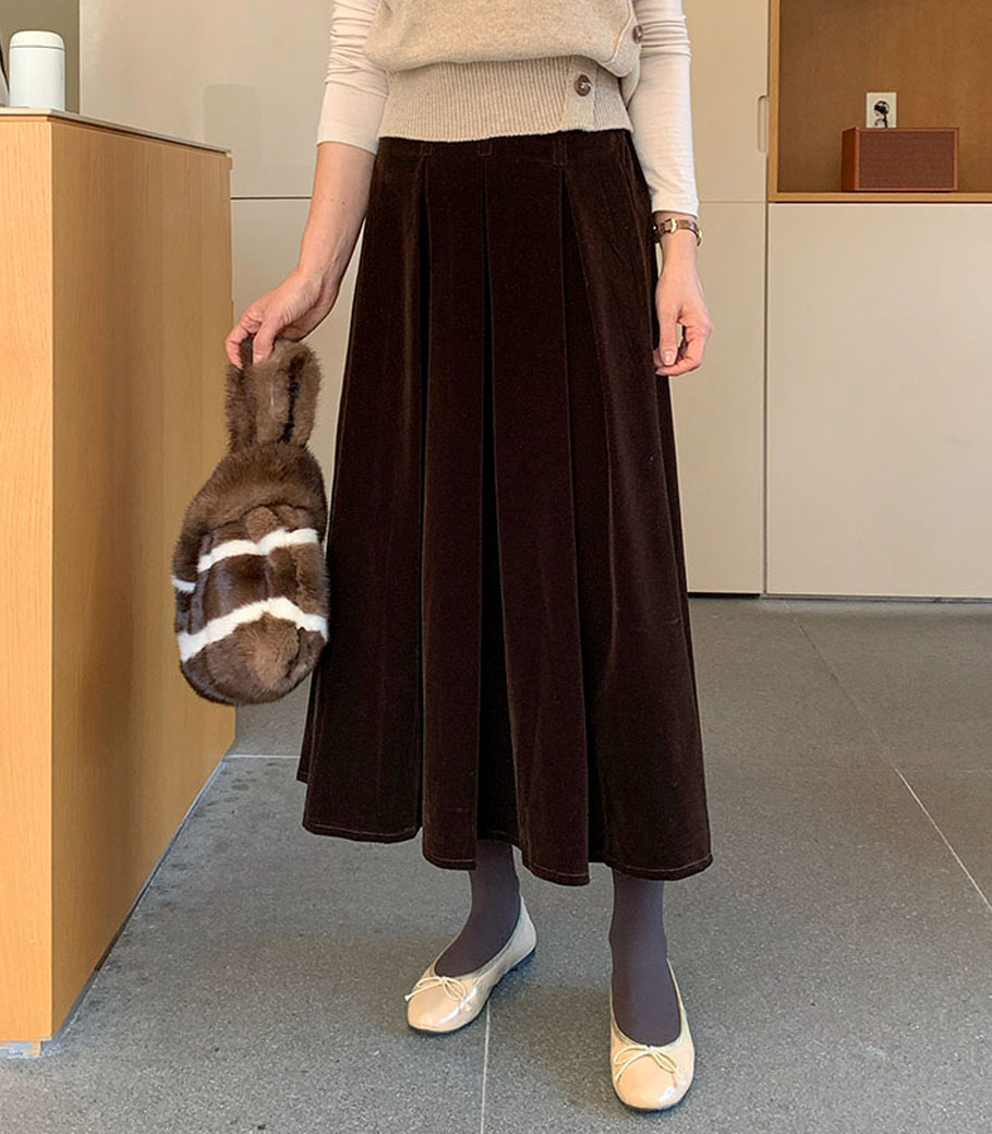Lina Velvet Skirt