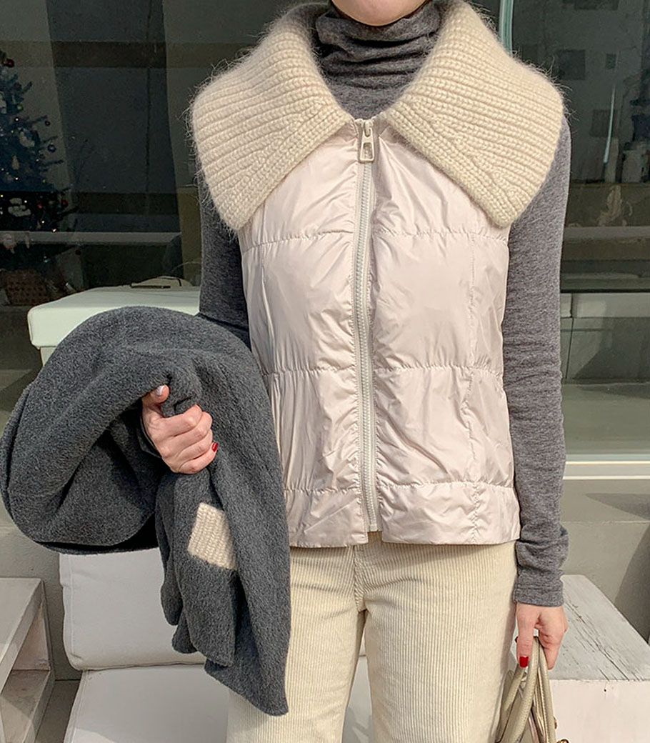 Kara duck down padded vest