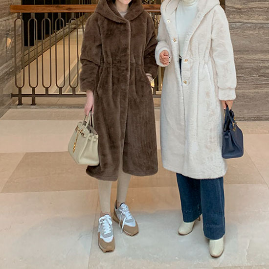 Mink Hood Coat