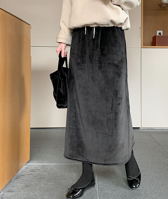 Mink Fleece Veloa Skirt