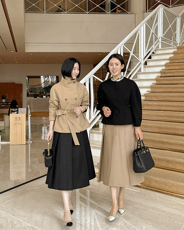 Lemain-double Trench Jacket