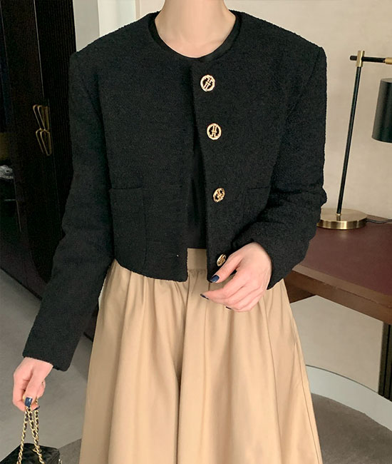 Crop Tweed Jacket