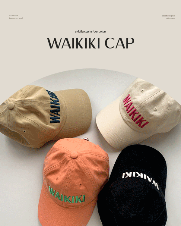 Lettering embroidery ball cap
