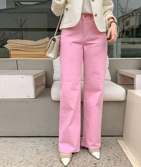 Essential Straight cotton pants