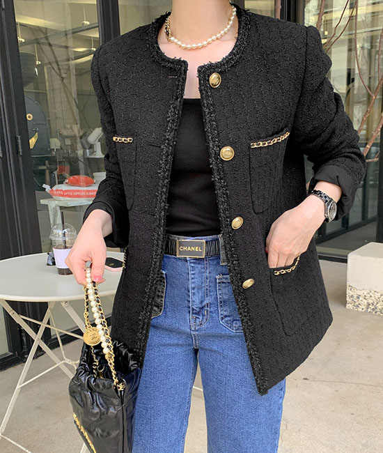 Lemain-Laurent Tweed Jacket