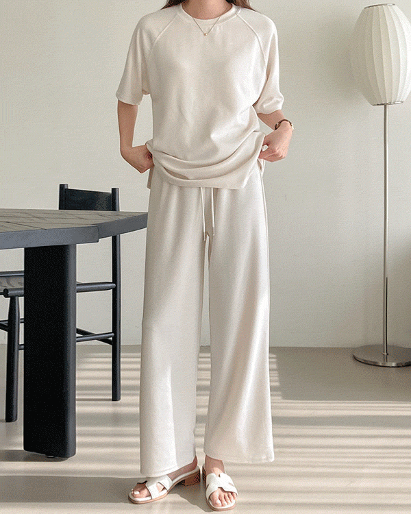 One Mile T-shirt Pants Set-Short-sleevever.
