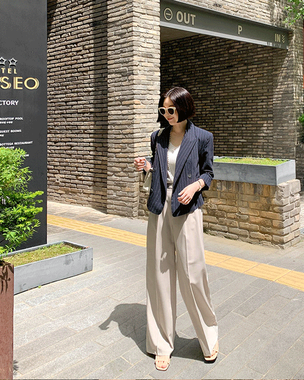 Striped Linen Jacket