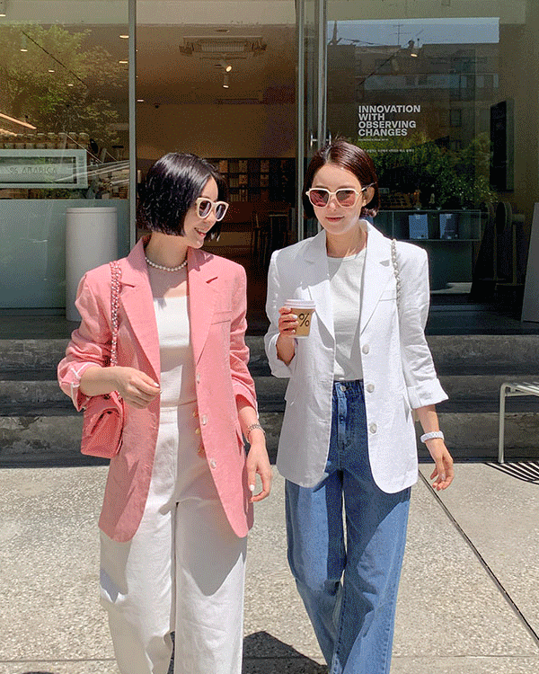 Lemain-primium Linen Jacket