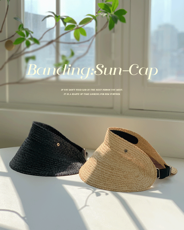 Banding sun cap