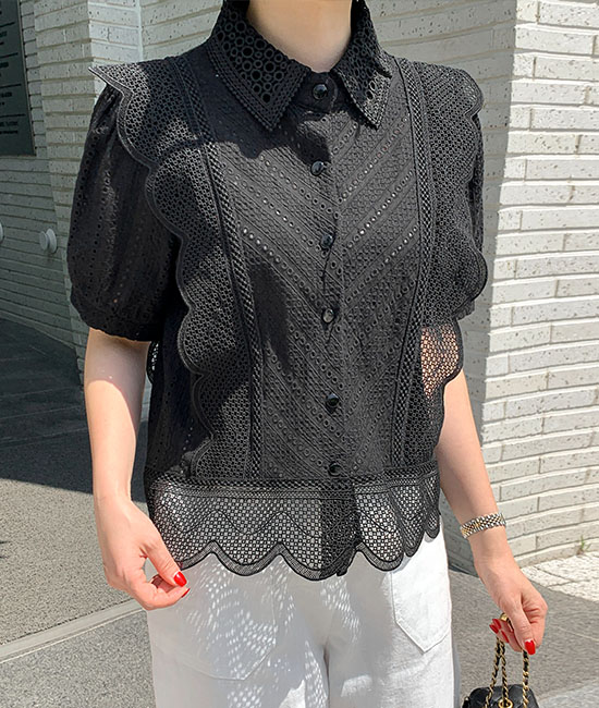 Wavy Race Blouse