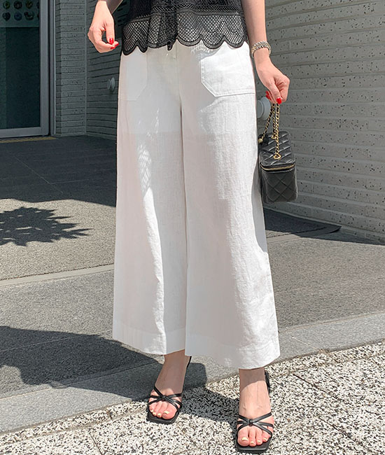 Linen Pocket Pants