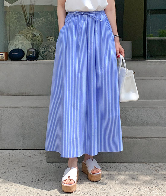 Stripe Banding Skirt