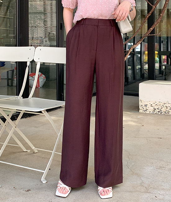 Summer Two Pin Tuck Slacks