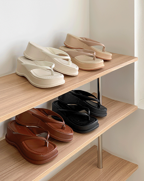 Height increase Platform shoes flip flops