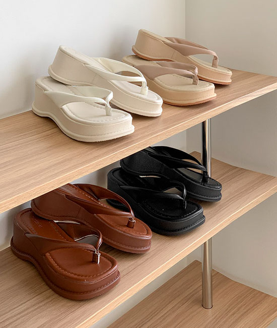Height increase Platform shoes flip flops