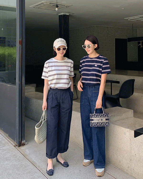 Rico Stripe Short T shirts