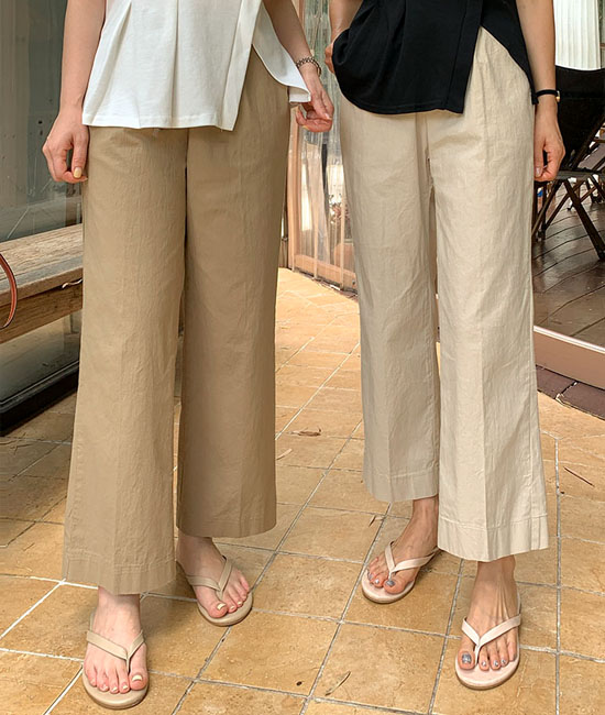 Midsummer Straight cotton pants