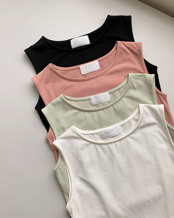 Tension Round Sleeveless shirts