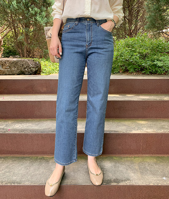 Real Jeans-Plan Straight Denim Pants