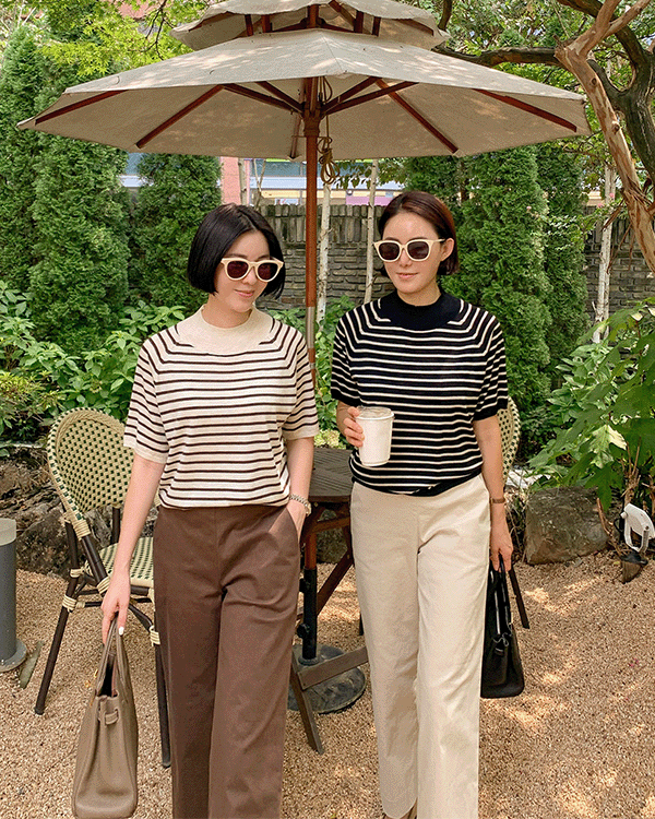 Border Stripe Knit