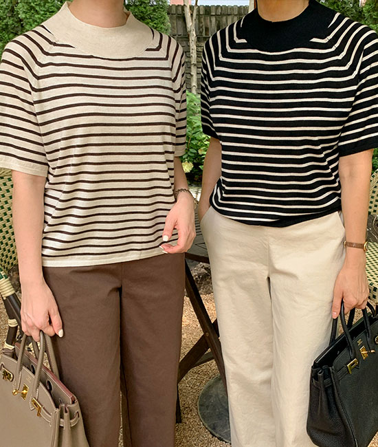 Border Stripe Knit