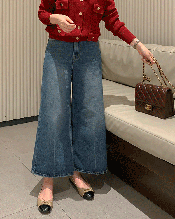 Realjin-Kelly Wide Denim Pants