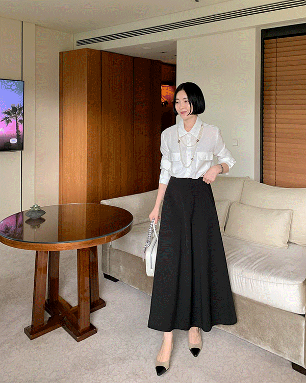 Lemain-Dear Flare Skirt