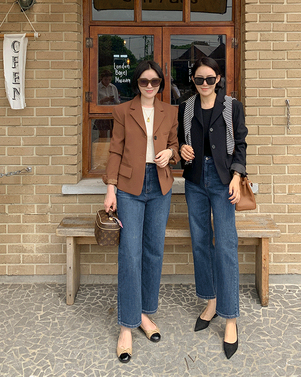 Realjin-Cover Straight Denim Pants