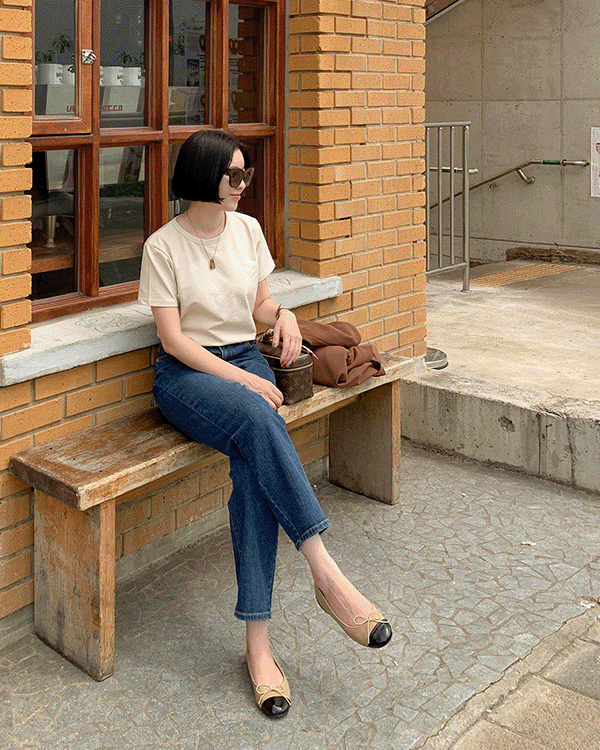 Plain embroidery Short T shirts