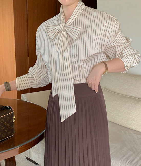 Lemain-Tai Stripe Blouse