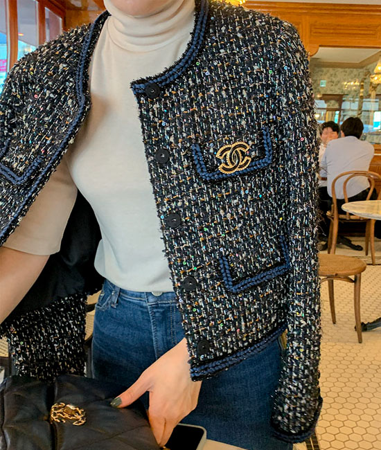 Lemain-Sharon Tweed Jacket