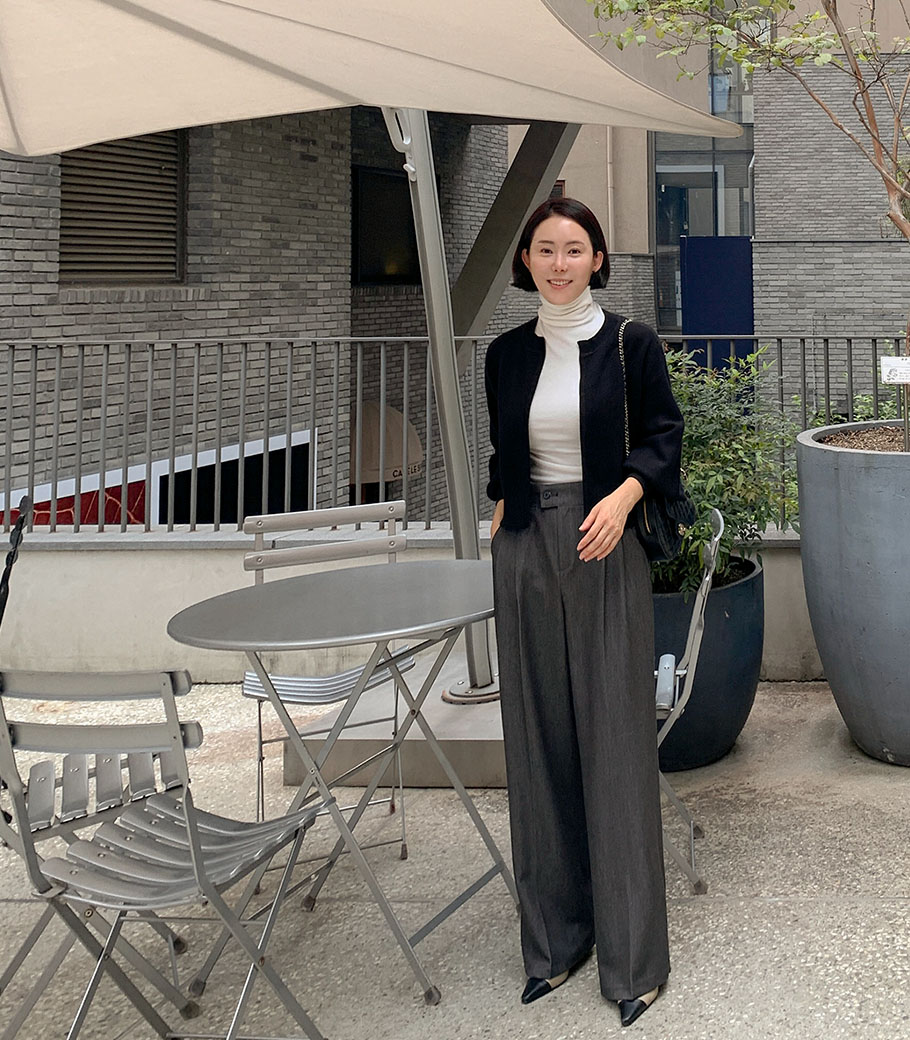 Formal Pintuck Slacks